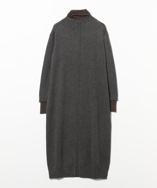 B:MING by BEAMS(ビーミングバイビームス)の「配色 ニット ワンピース(ワンピース・レディース・グレー/ネイビー・ONE SIZE)」の9枚目の写真