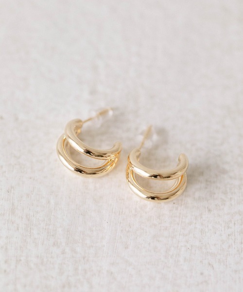 Flugge（フラッジー）の「トリプルフープピアス（ピアス（両耳用））」 - WEAR