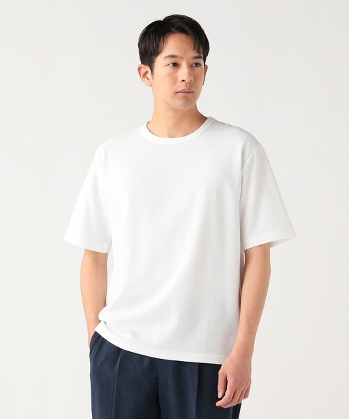 BEAMS HEART(ビームスハート)の「【7/9値下げ】リンクス Tシャツ(Tシャツ/カットソー・メンズ・ブルー/ネイビー/ホワイト・X-LARGE/LARGE/SMALL/MEDIUM)」の2枚目の写真