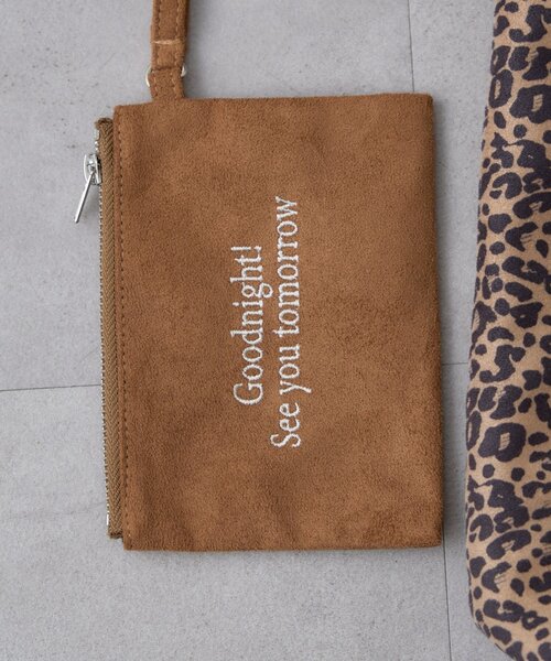 CIAOPANIC TYPY（チャオパニックティピー）の「【UNISEX】ポーチ付きスエードショルダーバッグ（トートバッグ・レディース・ブラウン/ベージュ/チャコールグレー・ONE SIZE）」の13枚目の写真