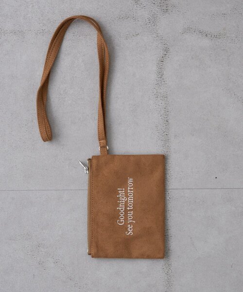 CIAOPANIC TYPY（チャオパニックティピー）の「【UNISEX】ポーチ付きスエードショルダーバッグ（トートバッグ・レディース・ブラウン/ベージュ/チャコールグレー・ONE SIZE）」の8枚目の写真