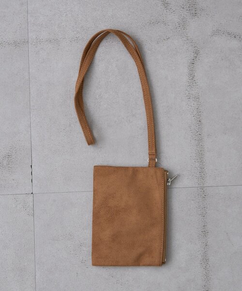 CIAOPANIC TYPY（チャオパニックティピー）の「【UNISEX】ポーチ付きスエードショルダーバッグ（トートバッグ・レディース・ブラウン/ベージュ/チャコールグレー・ONE SIZE）」の12枚目の写真