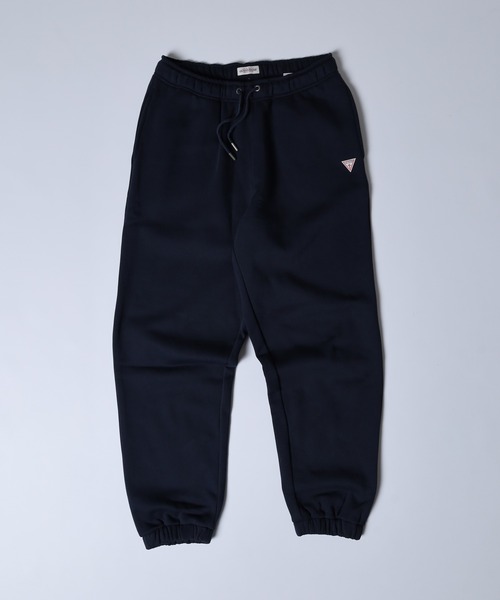GUESS JEANS(ゲスジーンズ)の「GUESS JEANS GJ TRIANGLE LABEL JOGGER PANTS ゲス スウェット ジョガーパンツ コットン(スウェットパンツ・レディース・ネイビー/グレー・S/L/M)」の3枚目の写真