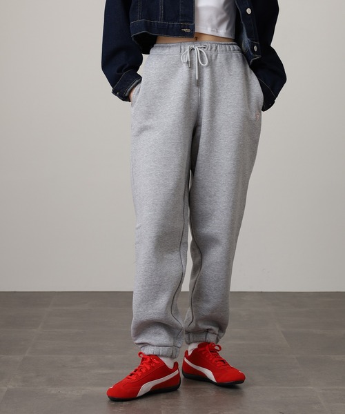 GUESS JEANS(ゲスジーンズ)の「GUESS JEANS GJ TRIANGLE LABEL JOGGER PANTS ゲス スウェット ジョガーパンツ コットン(スウェットパンツ・レディース・ネイビー/グレー・S/L/M)」の18枚目の写真