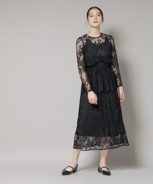 O.P特価☆troisieme Chaco ワンピースドレス13 セール】troisieme chaco/RUSSELLACE ワンピース（ワンピース