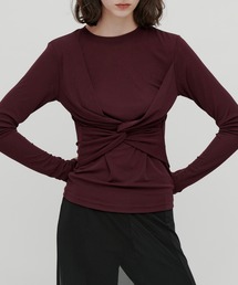 kiehtova | 【kiehtova】SLUB TWIST TOPS/スラブ ツイスト トップス KTWR48(Tシャツ/カットソー)