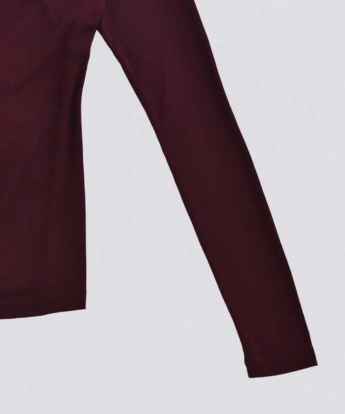 kiehtova（キエトヴァ）の「【kiehtova】SLUB TWIST TOPS/スラブ ツイスト トップス KTWR48（Tシャツ/カットソー・レディース・グリーン/バーガンディー/ブラック・FREE）」の9枚目の写真