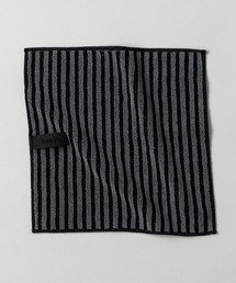 kuros'（クロス）の「みっちりやわらか × ストライプ 超長綿使用 ミニタオル（ハンカチ/ハンドタオル）」