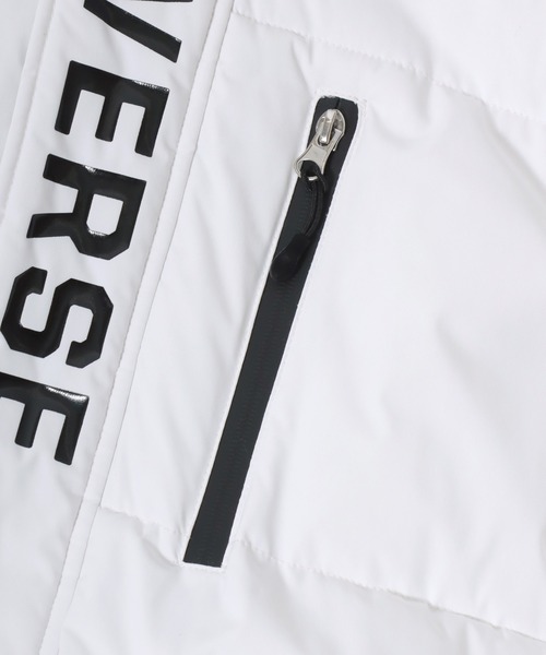 CONVERSE(コンバース)の「CONVERSE/コンバース 撥水 防風 ストレッチ フードロゴ ファイバーダウン中綿ジャケット レディース メンズ(ダウンジャケット/コート・メンズ・ブラック/ホワイト・M/L/LL)」の11枚目の写真