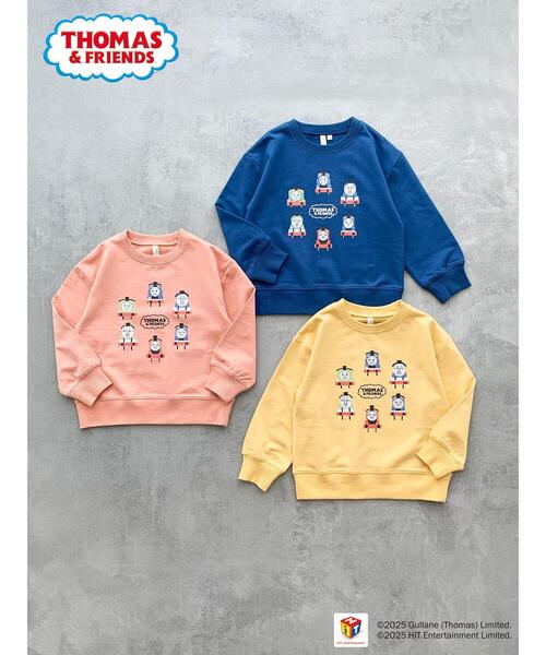 Samansa Mos2 Lagom（サマンサモスモスラーゴム）の「【きかんしゃトーマス】プリントトレーナー（Tシャツ/カットソー・キッズ・ブルー/オレンジ/イエロー・100/110/120/95）」の6枚目の写真