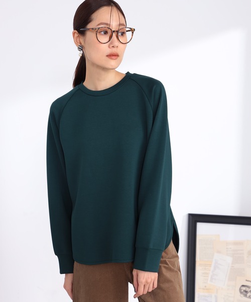 GALLORIA(ギャローリア)の「ラウンドヘムプルオーバー(Tシャツ/カットソー・レディース・オレンジ/オートミール/グレー/ダークグリーン・M/S/L/LL)」の14枚目の写真