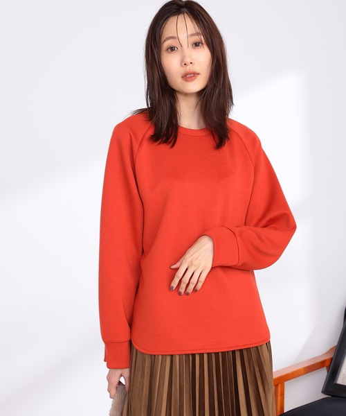 GALLORIA(ギャローリア)の「ラウンドヘムプルオーバー(Tシャツ/カットソー・レディース・オレンジ/オートミール/グレー/ダークグリーン・M/S/L/LL)」の17枚目の写真