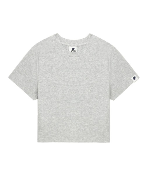 APEE BY A BATHING APE(エイピーバイアベイシングエイプ)の「CROP TEE(Tシャツ/カットソー・レディース・グレー/アイボリー/ブラック・SMALL/X-SMALL)」の3枚目の写真