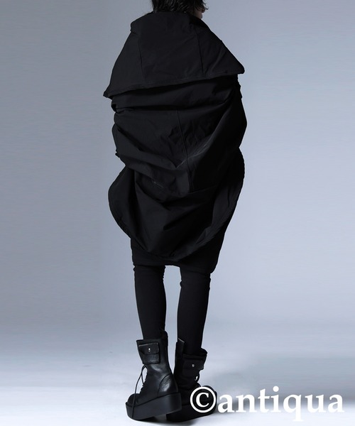 antiqua(アンティカ)の「変形モードコクーンコート(その他アウター・レディース・ブラック・ONESIZE)」の22枚目の写真