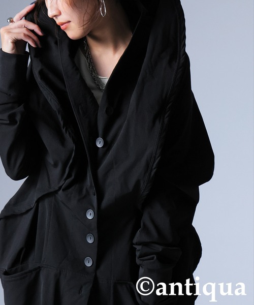 変形モードコクーンコート（その他アウター）｜antiqua（アンティカ