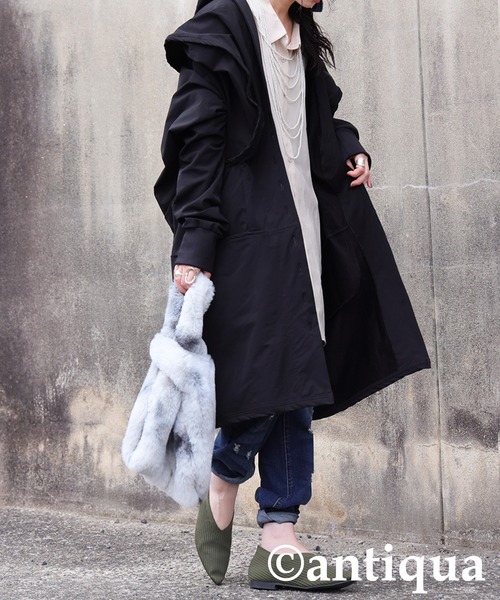 変形モードコクーンコート（その他アウター）｜antiqua（アンティカ