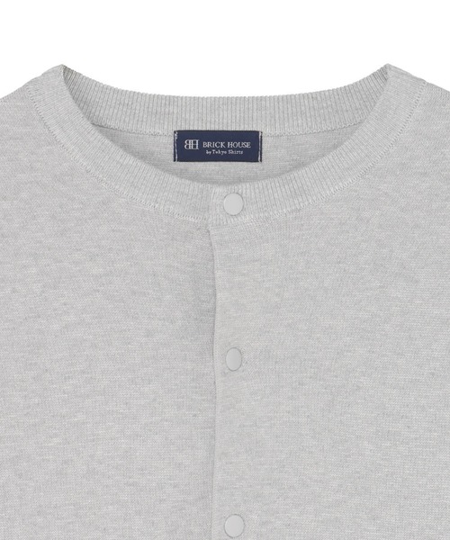 TOKYO SHIRTS（トウキョウシャツ）の「スナップボタン カーディガン（カーディガン/ボレロ・メンズ・グレー/ネイビー・M/L）」の3枚目の写真