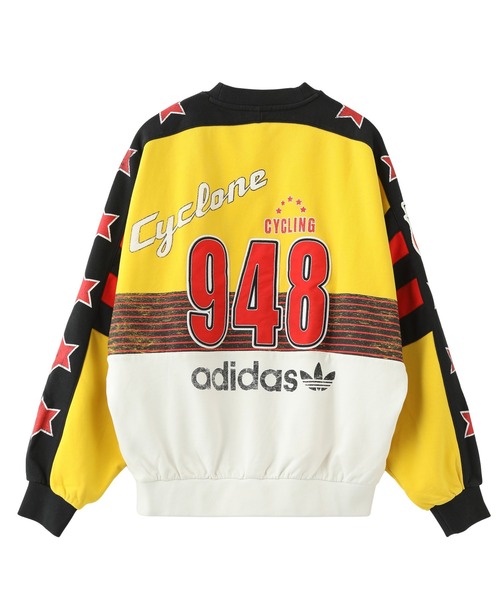 adidas Originals(アディダスオリジナルス)の「ADIDAS CYCLING CREW CC970/JW0147(スウェット・メンズ・イエロー・S/M)」の6枚目の写真
