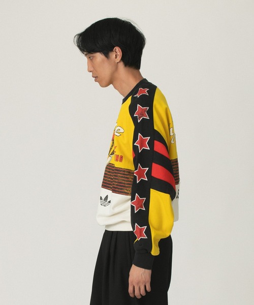 adidas Originals(アディダスオリジナルス)の「ADIDAS CYCLING CREW CC970/JW0147(スウェット・メンズ・イエロー・S/M)」の3枚目の写真