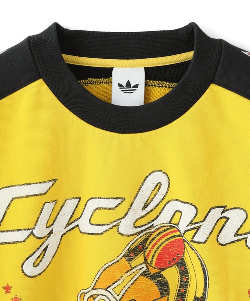adidas Originals(アディダスオリジナルス)の「ADIDAS CYCLING CREW CC970/JW0147(スウェット・メンズ・イエロー・S/M)」の7枚目の写真