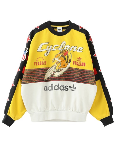 adidas Originals(アディダスオリジナルス)の「ADIDAS CYCLING CREW CC970/JW0147(スウェット・メンズ・イエロー・S/M)」の5枚目の写真