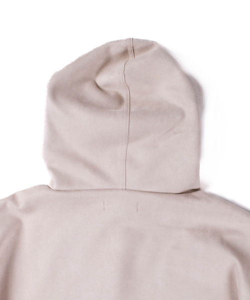 INNOCENT（イノセント）の「【ARC】【SWITCH by ARCH】Bonding Suede Hood Pullover ARE-1151（パーカー・レディース・アイボリー/グレイッシュベージュ・FREE）」の6枚目の写真