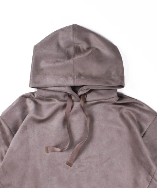 INNOCENT（イノセント）の「【ARC】【SWITCH by ARCH】Bonding Suede Hood Pullover ARE-1151（パーカー・レディース・アイボリー/グレイッシュベージュ・FREE）」の8枚目の写真