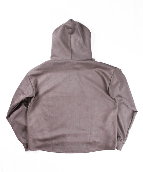INNOCENT（イノセント）の「【ARC】【SWITCH by ARCH】Bonding Suede Hood Pullover ARE-1151（パーカー・レディース・アイボリー/グレイッシュベージュ・FREE）」の11枚目の写真