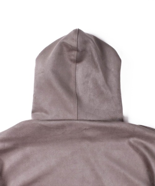 INNOCENT（イノセント）の「【ARC】【SWITCH by ARCH】Bonding Suede Hood Pullover ARE-1151（パーカー・レディース・アイボリー/グレイッシュベージュ・FREE）」の12枚目の写真