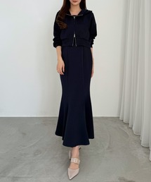 CENEA（セネア）の「ショートパーカー＋マーメイドキャミワンピースＳＥＴ（セットアップ）」