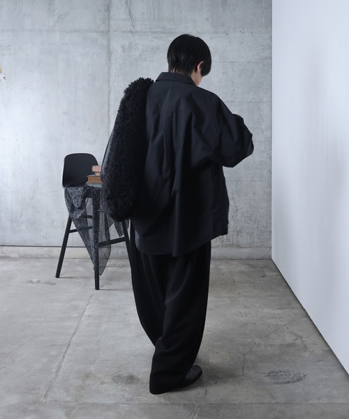 Confirm(コンファーム)の「シアーシャツ メンズ レディース ユニセックス(シャツ/ブラウス・メンズ・ブラック/ホワイト・M)」の13枚目の写真
