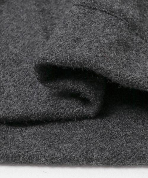 ウールクルーネックジャケット（ノーカラージャケット）｜かぐれ