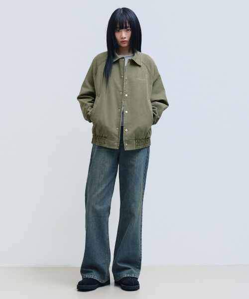 F.ILLUMINATE(フィルミネイト)の「ラグランカラー デニムジャケット-ブラック(ブルゾン・レディース・その他・SMALL/MEDIUM/LARGE)」の7枚目の写真
