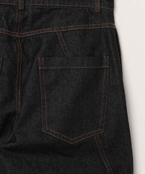 LAND MUSEUM(ランドミュージアム)の「LAND MUSEUM/ベルティングデニム(デニムパンツ・メンズ・ブラック・LARGE/MEDIUM)」の4枚目の写真