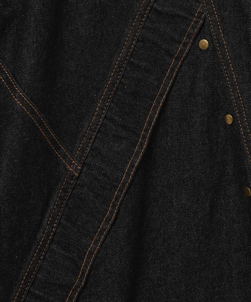 LAND MUSEUM(ランドミュージアム)の「LAND MUSEUM/ベルティングデニム(デニムパンツ・メンズ・ブラック・LARGE/MEDIUM)」の5枚目の写真