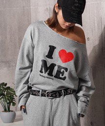 #MEMORY（メモリー）の「【MEMORY】［セットアップ対応］I LOVE ME ワンショルダー スウェット / I LOVE ME One-Shoulder Sweatshirt（スウェット）」