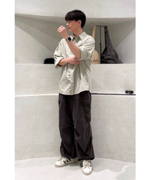 INSILENCE（インサイロンス）の「ハイゲージシルキーコットンシャツライトベージュ（シャツ/ブラウス・レディース・その他・LARGE/MEDIUM/SMALL）」の6枚目の写真