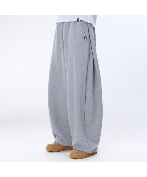 GRANCY】Rhinestone Design Layered Sweatpants / ラインストーン