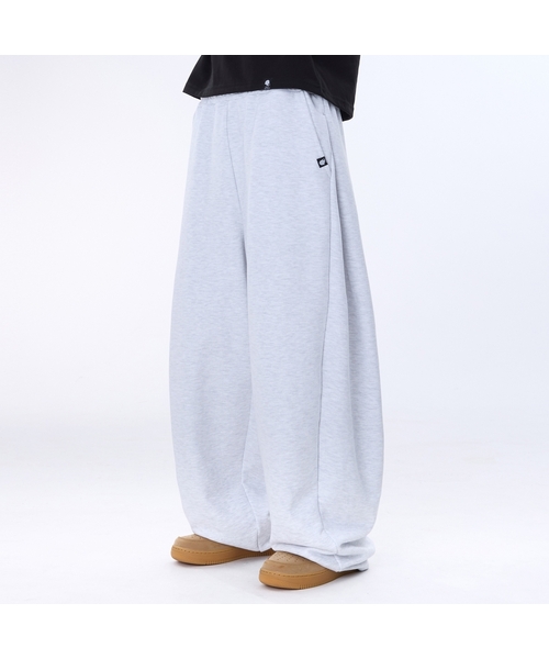 GRANCY】Rhinestone Design Layered Sweatpants / ラインストーン
