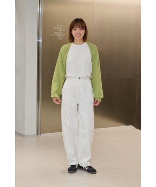 MUSINSA STANDARD WOMAN（ムシンサスタンダードウーマン）の「ウィメンズツイストセミバルーンデニムパンツ[クリーム]（デニムパンツ・レディース・その他・29/30/24/25/26/27/28）」の9枚目の写真