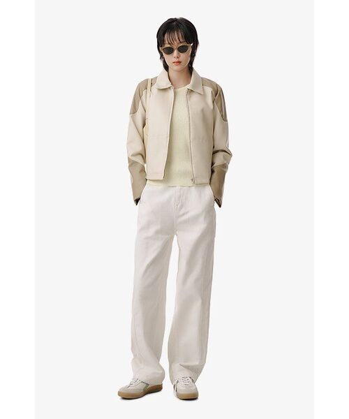 MUSINSA STANDARD WOMAN（ムシンサスタンダードウーマン）の「ウィメンズツイストセミバルーンデニムパンツ[クリーム]（デニムパンツ・レディース・その他・29/30/24/25/26/27/28）」の11枚目の写真