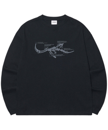 NM RIFLE WAFFLE LONG SLEEVE TEE - BLACK