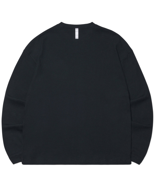 NOMANUAL(NOMANUAL)の「NM RIFLE WAFFLE LONG SLEEVE TEE - BLACK(Tシャツ/カットソー・レディース・その他・MEDIUM/LARGE/X-LARGE)」の2枚目の写真