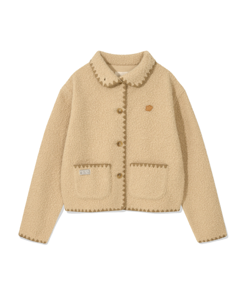 Wacky WiLLy(ワッキーウィリー)の「ウィメンズシアリングステッチジャケットベージュ(スタジャン・レディース・その他・SMALL/MEDIUM)」の2枚目の写真
