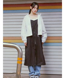 Wacky WiLLy（ワッキーウィリー）の「ウィメンズナイロンビスチェワンピースブラック（ワンピース）」