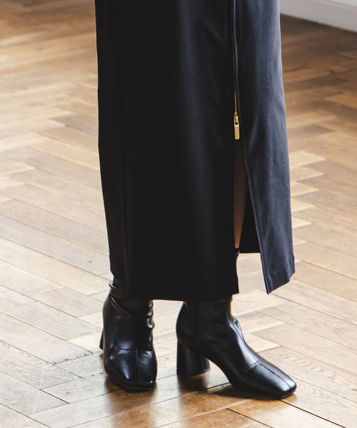 Noble（ノーブル）の「《追加2》RyNyコンフォートストレッチジップタイトスカート（スカート・レディース・ブラック/ブラウン・34/36/38/40）」の4枚目の写真