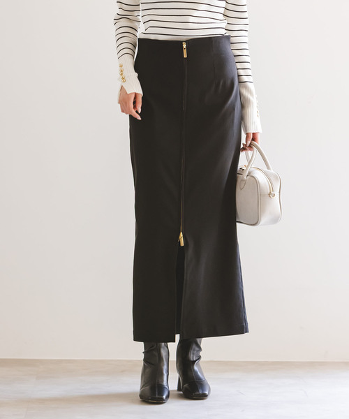 Noble（ノーブル）の「《追加2》RyNyコンフォートストレッチジップタイトスカート（スカート・レディース・ブラック/ブラウン・34/36/38/40）」の14枚目の写真