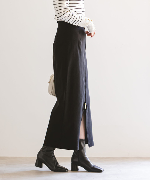 NOBLE RyNy コンフォートストレッチジップタイトスカート 36 追加》RyNyコンフォートストレッチジップタイトスカート | ノーブル