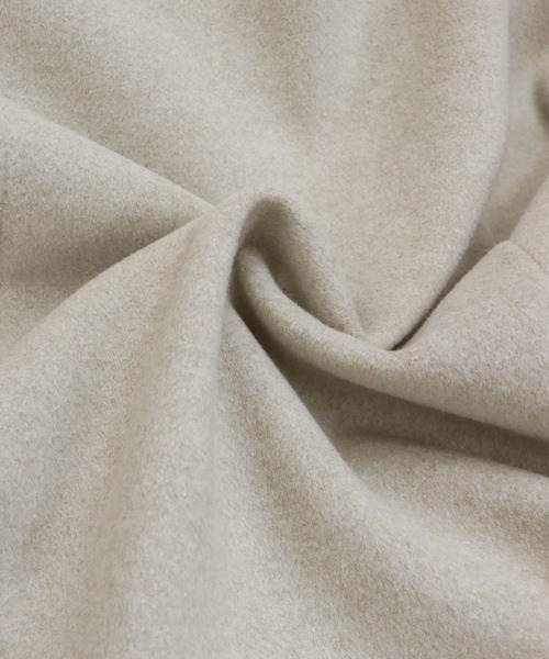 BLUEEAST（ブルーイースト）の「テーラードウールロングコート（チェスターコート・レディース・ベージュ/チャコールグレー・MEDIUM）」の10枚目の写真