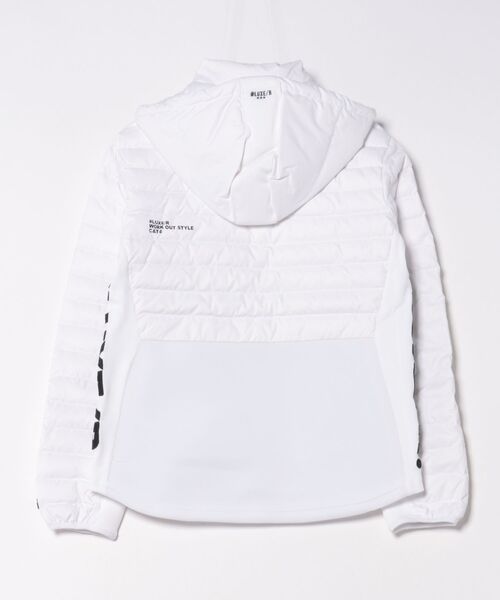 LUXE/R GOLF(ラグジュ ゴルフ)の「(RM)【LUXE/R GOLF】2WAY コンビネーション ダウン フード ジャケット(ダウンジャケット/コート・メンズ・ブラック/チャコールグレー/オフホワイト・XL/L/M)」の4枚目の写真